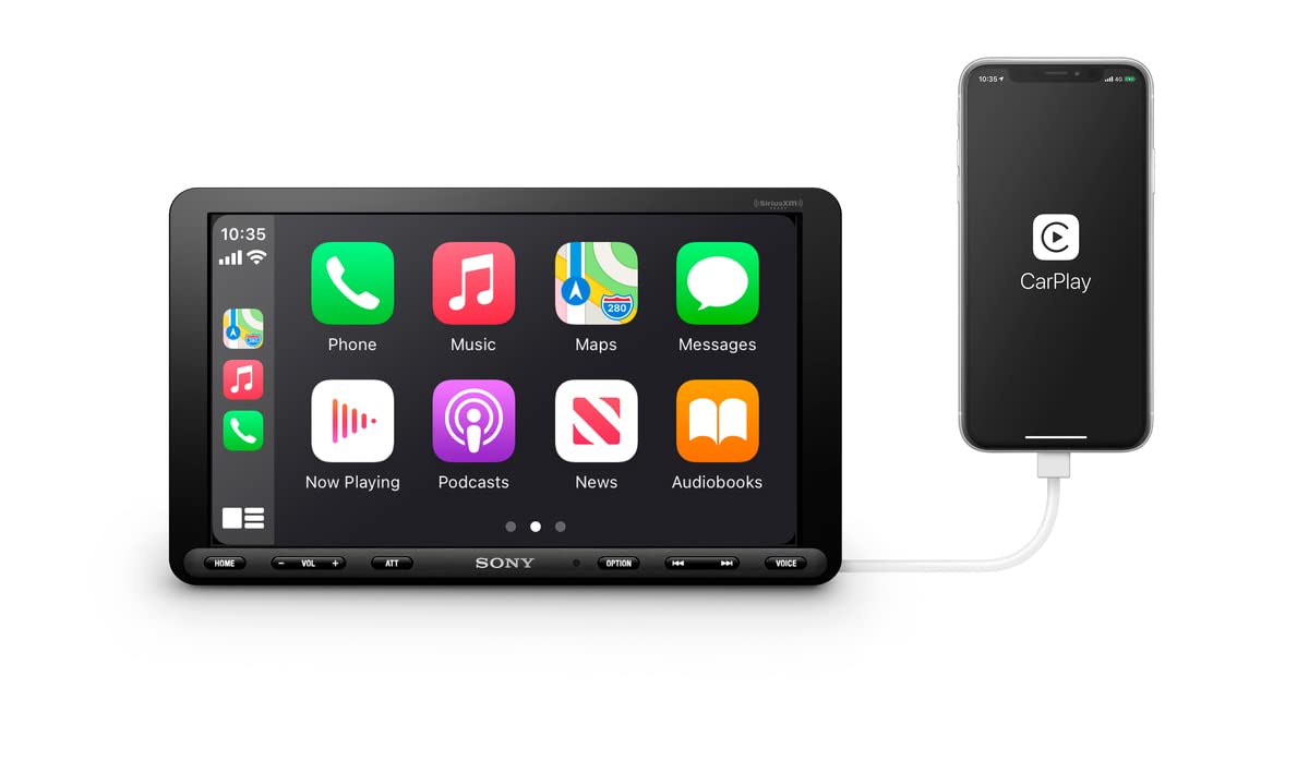 Sony XAV-AX8100 9-Inch Floating Car Stereo Receiver | Apple Carplay/Android Auto