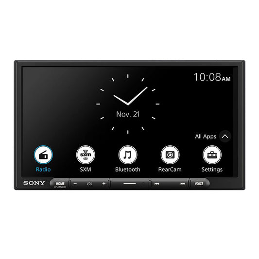 Sony XAV-AX4000 6.95" Wireless Apple CarPlay Android Auto Media Receiver, 14-Band EQ + SXV300V1 SiriusXM Vehicle Tuner Bundle
