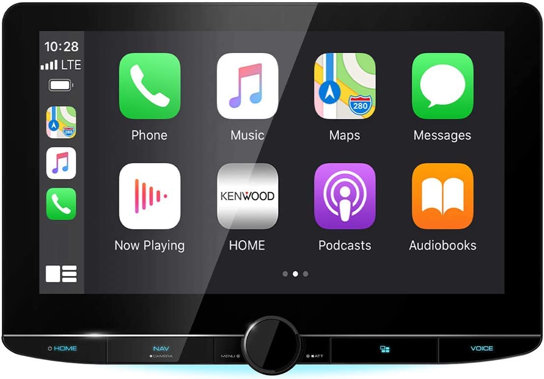 Kenwood DNR1007XR 10.1" Wireless Apple CarPlay Android Auto Car Stereo + CMOS-230 Backup Camera