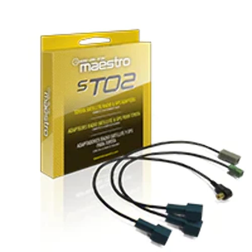 iDatalink Maestro ACC-SAT-TO2 Satellite Radio and GPS Antenna adaptors for 2012+ Toyota Vehicles