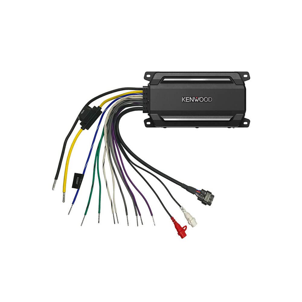 Kenwood KAC-M5024BT 4ch 600w Motorsports Amp | Bluetooth | Waterproof For Marine
