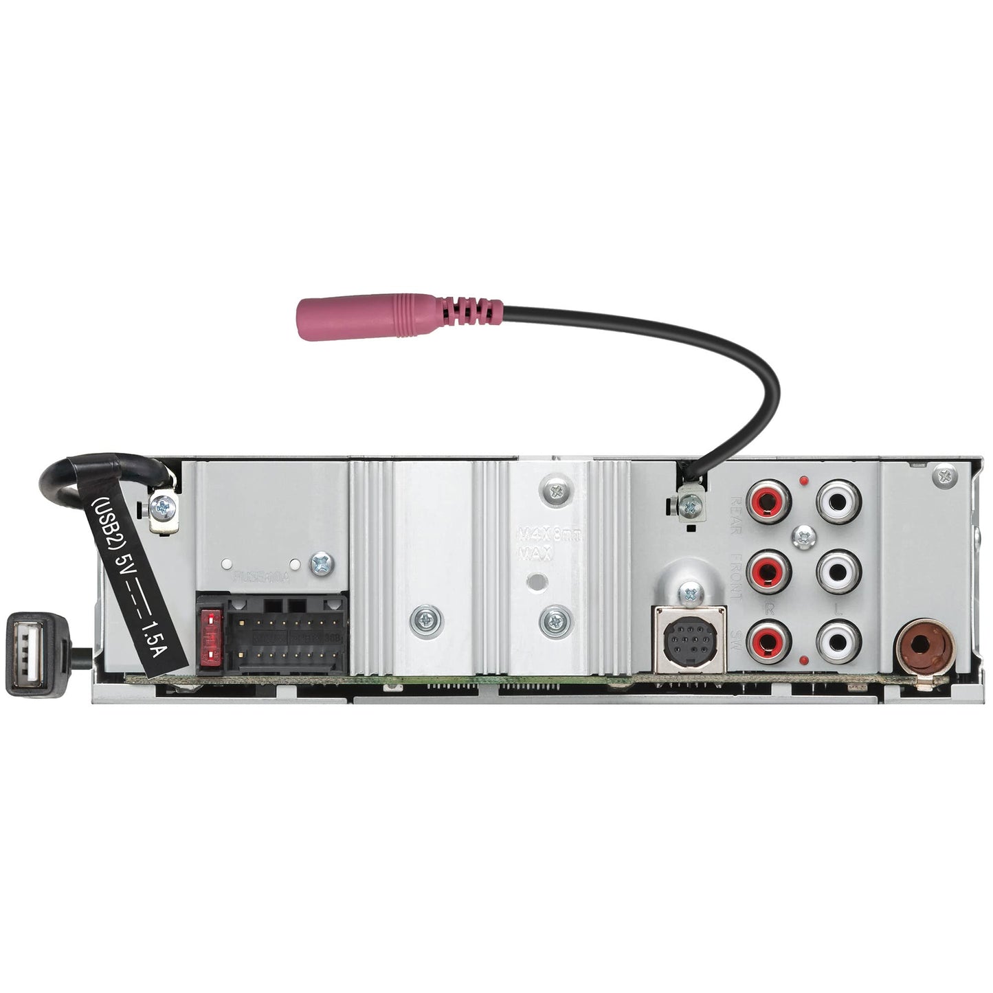 Kenwood KMM-X705 AM FM HD Bluetooth Digital Car Stereo - Single DIN