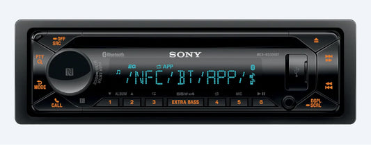 Sony MEX-N5300BT Single-DIN CD Car Stereo – Bluetooth, USB, Siri Eyes Free, Extra Bass, SiriusXM Ready