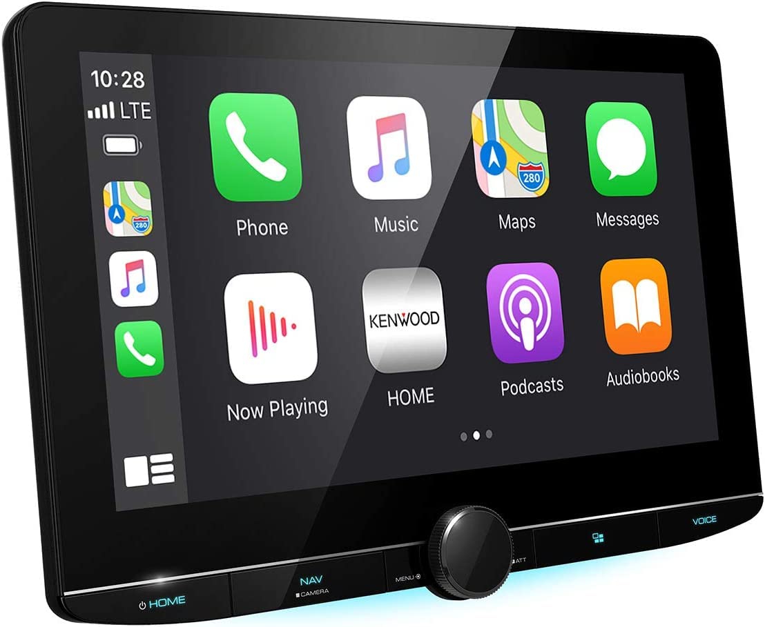 Kenwood DNR1007XR 10.1" Wireless Apple CarPlay Android Auto Car Stereo + CMOS-230 Backup Camera