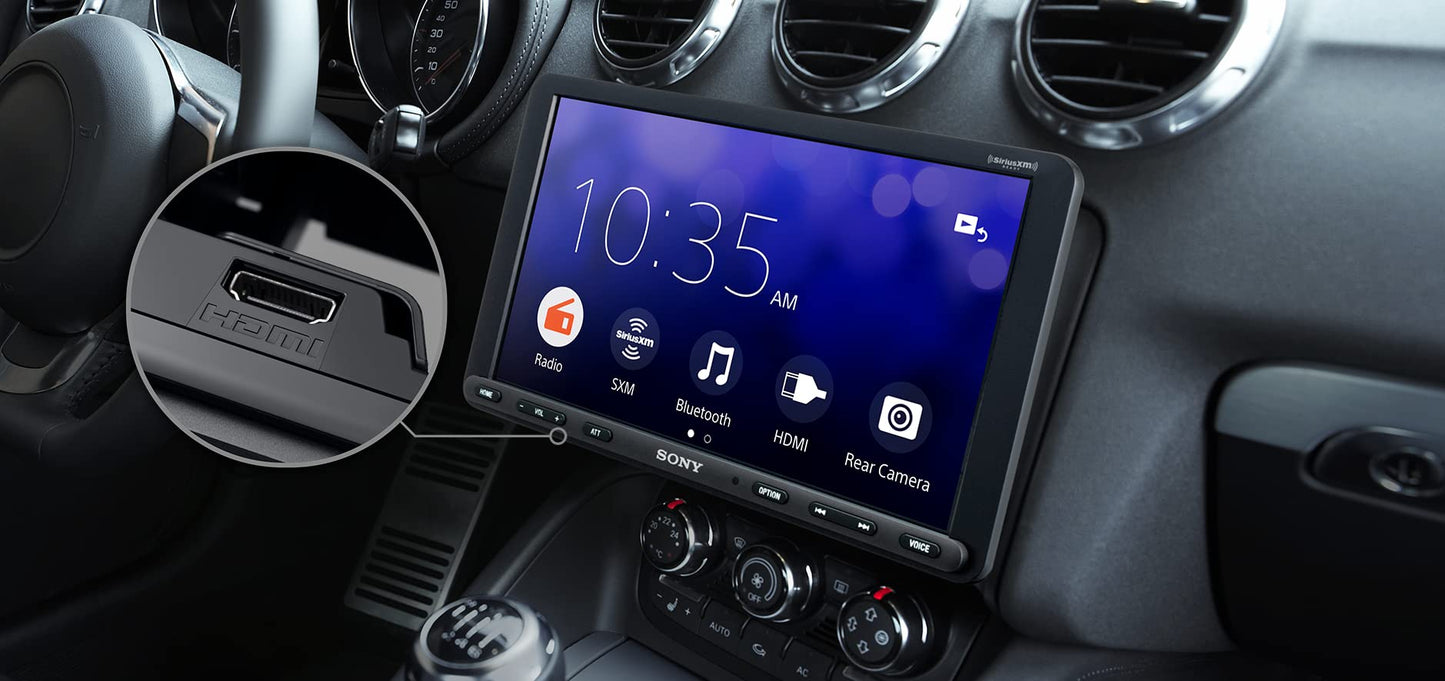 Sony XAV-AX8100 9-Inch Floating Car Stereo Receiver | Apple Carplay/Android Auto
