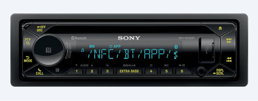 Sony MEX-N5300BT Car Stereo Single Din Radio with Bluetooth, CD Player, USB/AUX