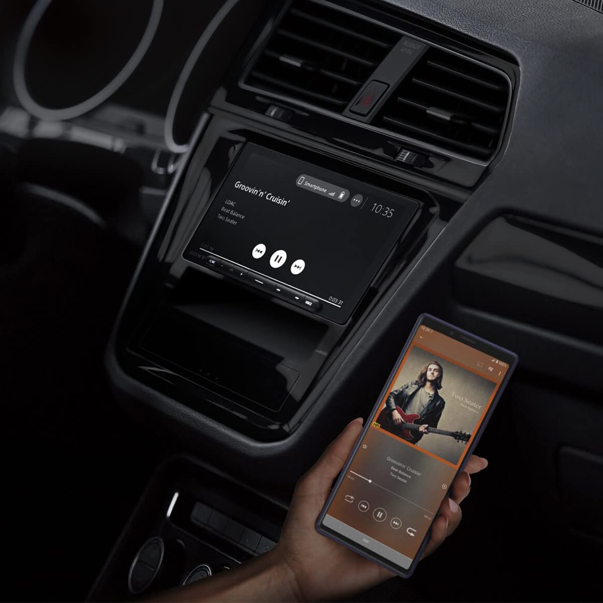 Sony XAV-AX6000 7-Inch Multimedia Receiver with Wireless Apple CarPlay, Android Auto