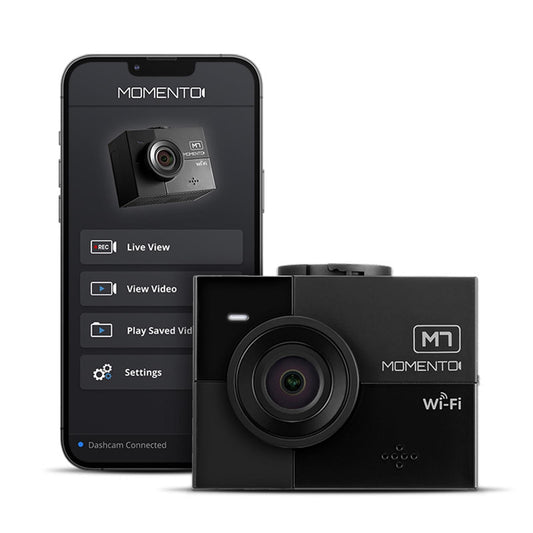 Momento MD-7205 2K QHD 3-Channel Front and Rear Dash Camera System