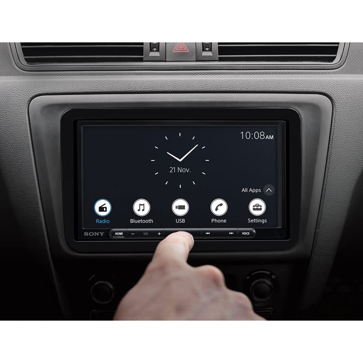 Sony XAV-AX4000 7-Inch Multimedia Receiver | Wireless Apple CarPlay/Android Auto