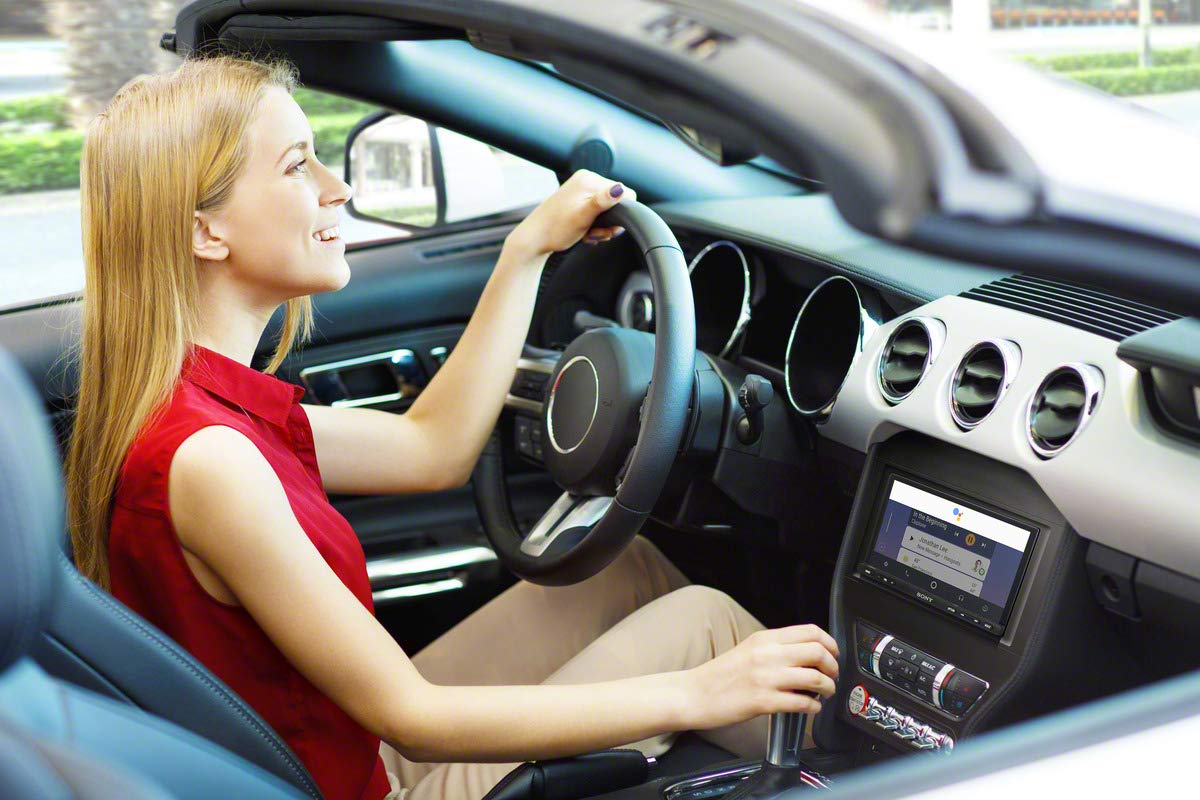 Sony XAV-AX7000 6.95-Inch Multimedia Receiver with Wireless Apple CarPlay, Android Auto