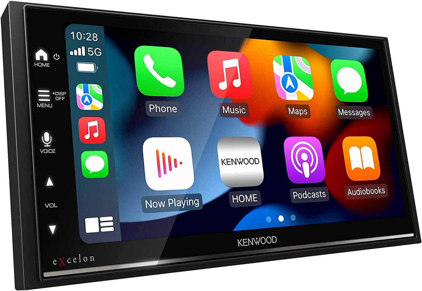 Kenwood DMX709S 6.95" Touchscreen Car Stereo- Apple CarPlay, Android Auto + SXV300V1 SiriusXM Satellite Tuner