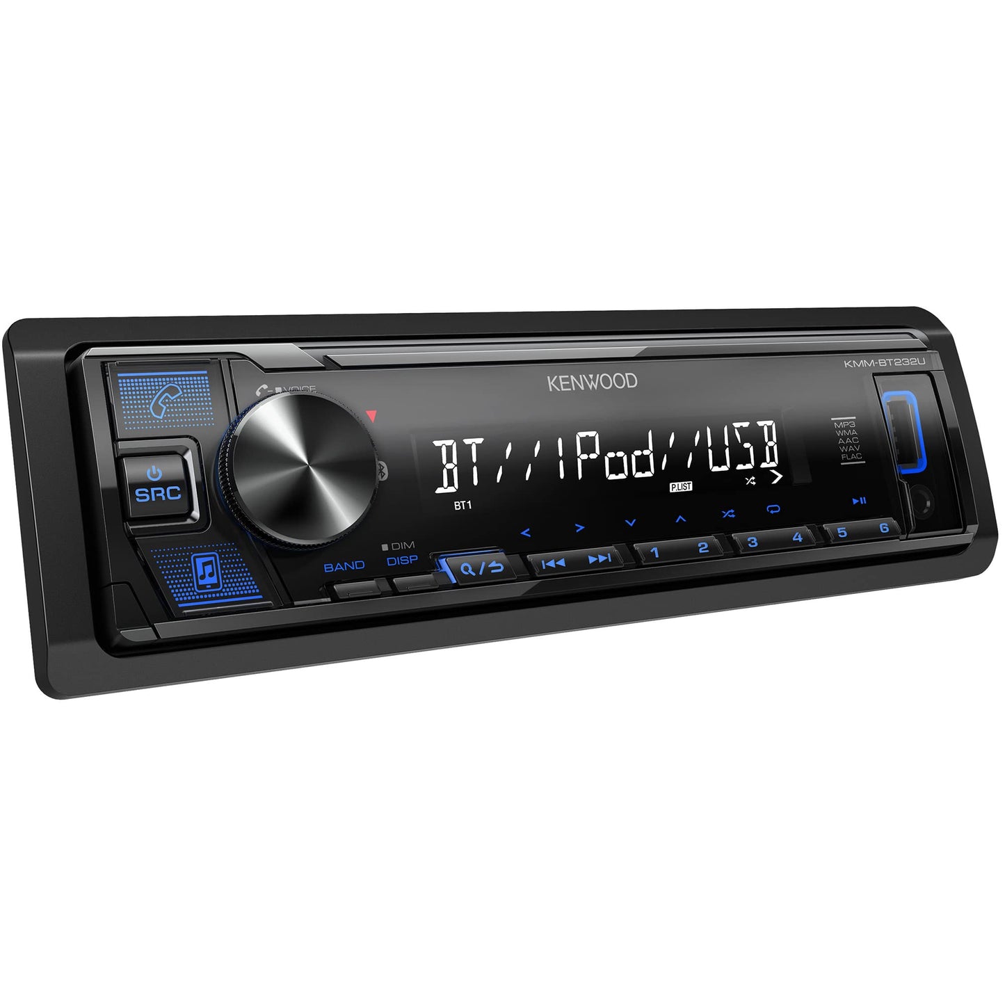 Kenwood KMM-BT232U Bluetooth Car Stereo with USB Port, AM/FM Radio, MP3