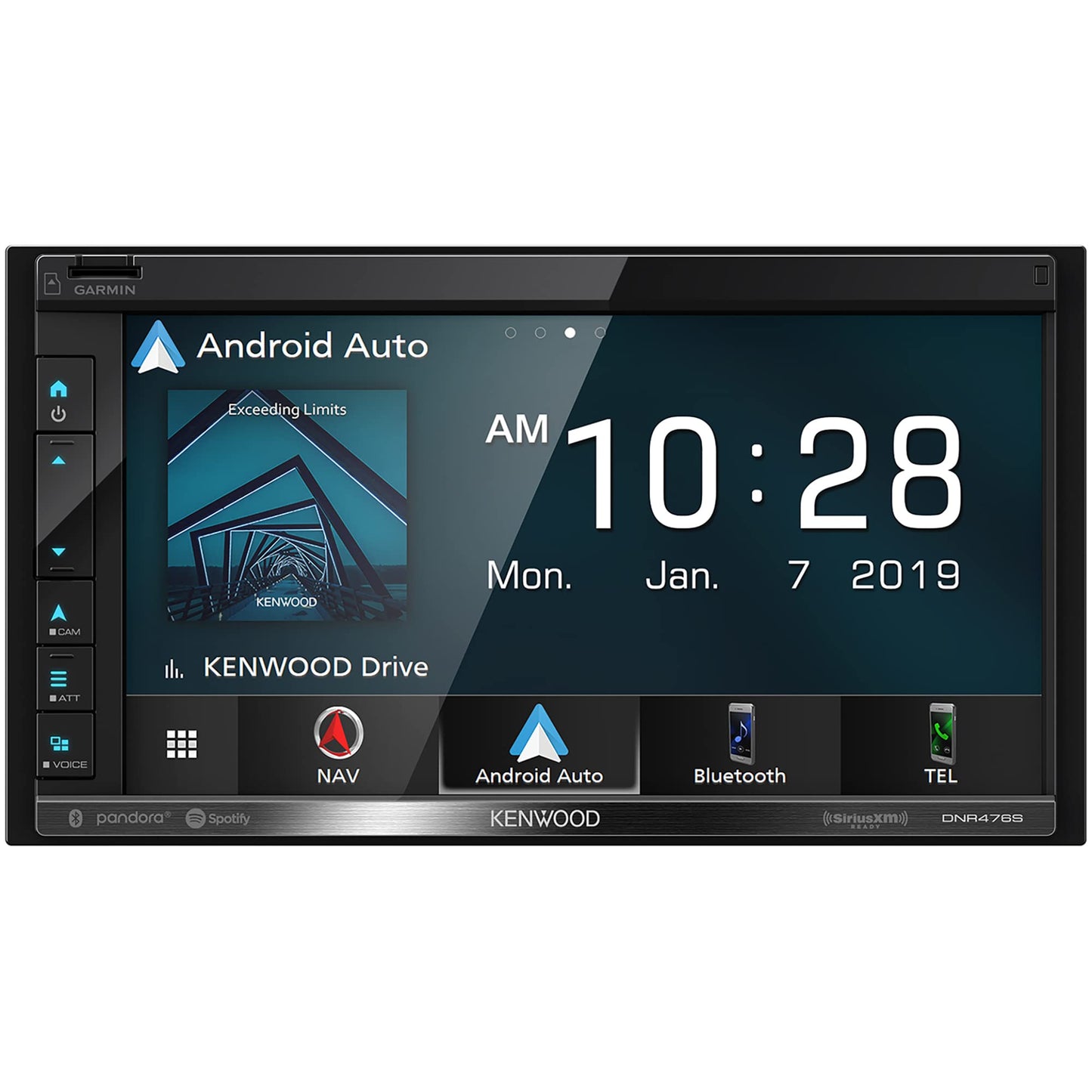Kenwood DNR476S AM FM Bluetooth GPS Garmin Navigation Apple CarPlay Android Auto Car Stereo