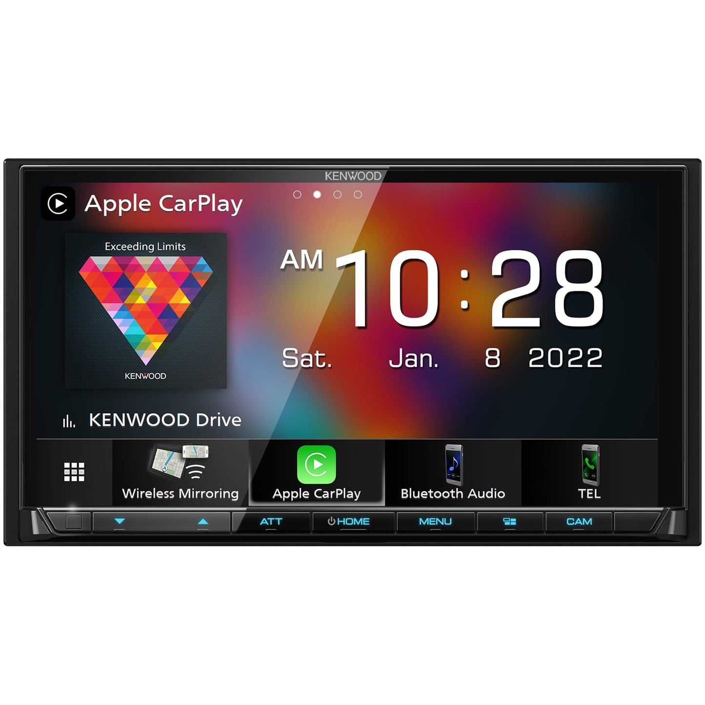 KENWOOD DMX9708S 6.95" AM FM BT Car Stereo Wireless CarPlay Android Auto