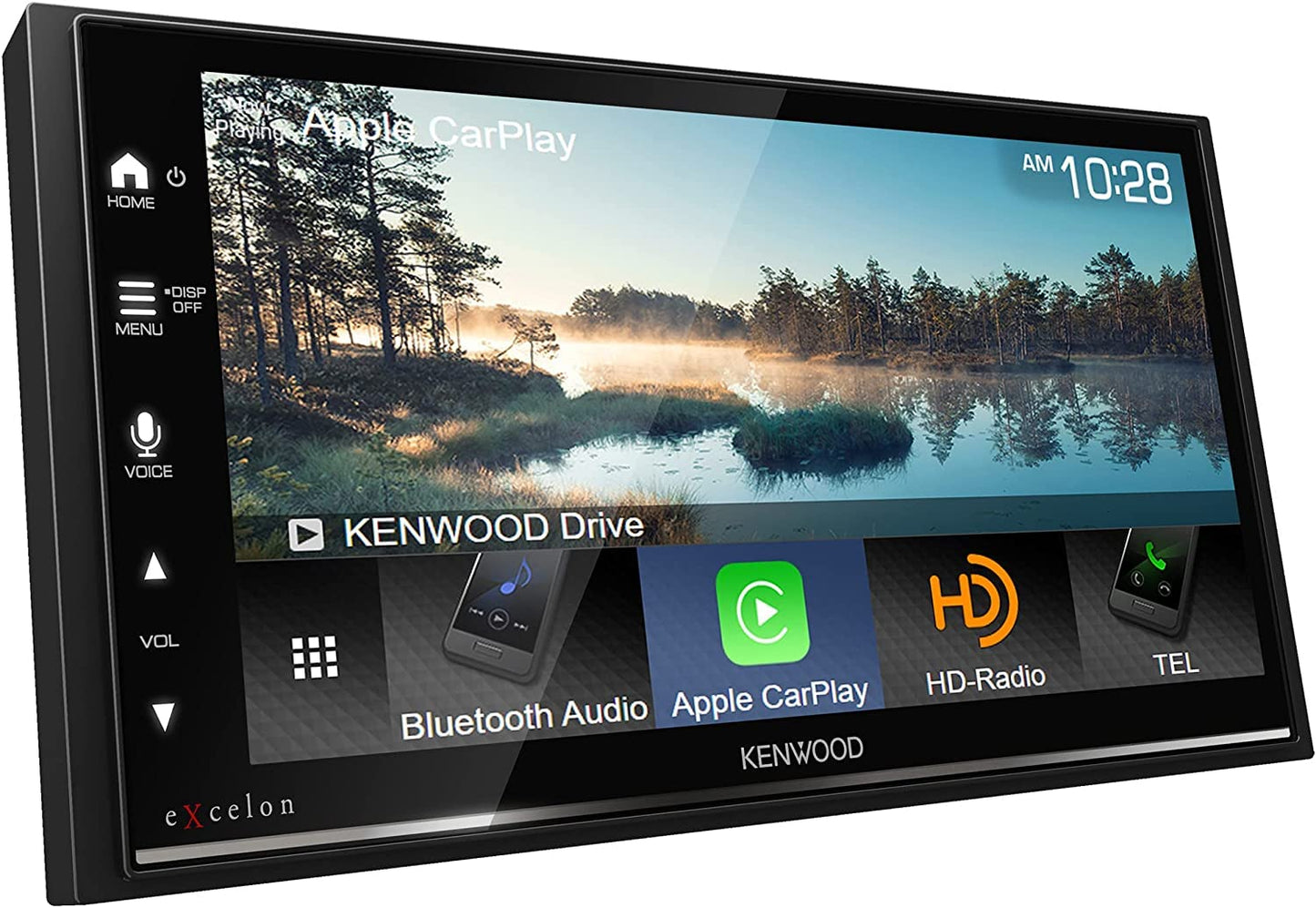 Kenwood DMX709S 6.95" Touchscreen Car Stereo- Apple CarPlay, Android Auto + SXV300V1 SiriusXM Satellite Tuner
