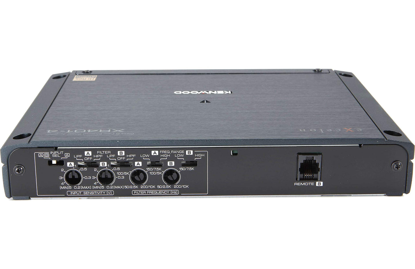 Kenwood XR401-4 Excelon 400-Watt 4-Channel Car Amplifier