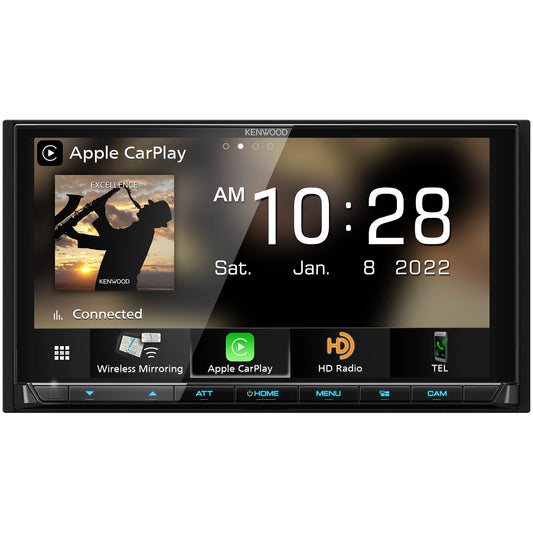 Kenwood  DMX958XR AM FM HD WiFi HDMI Wireless CarPlay, Android Auto