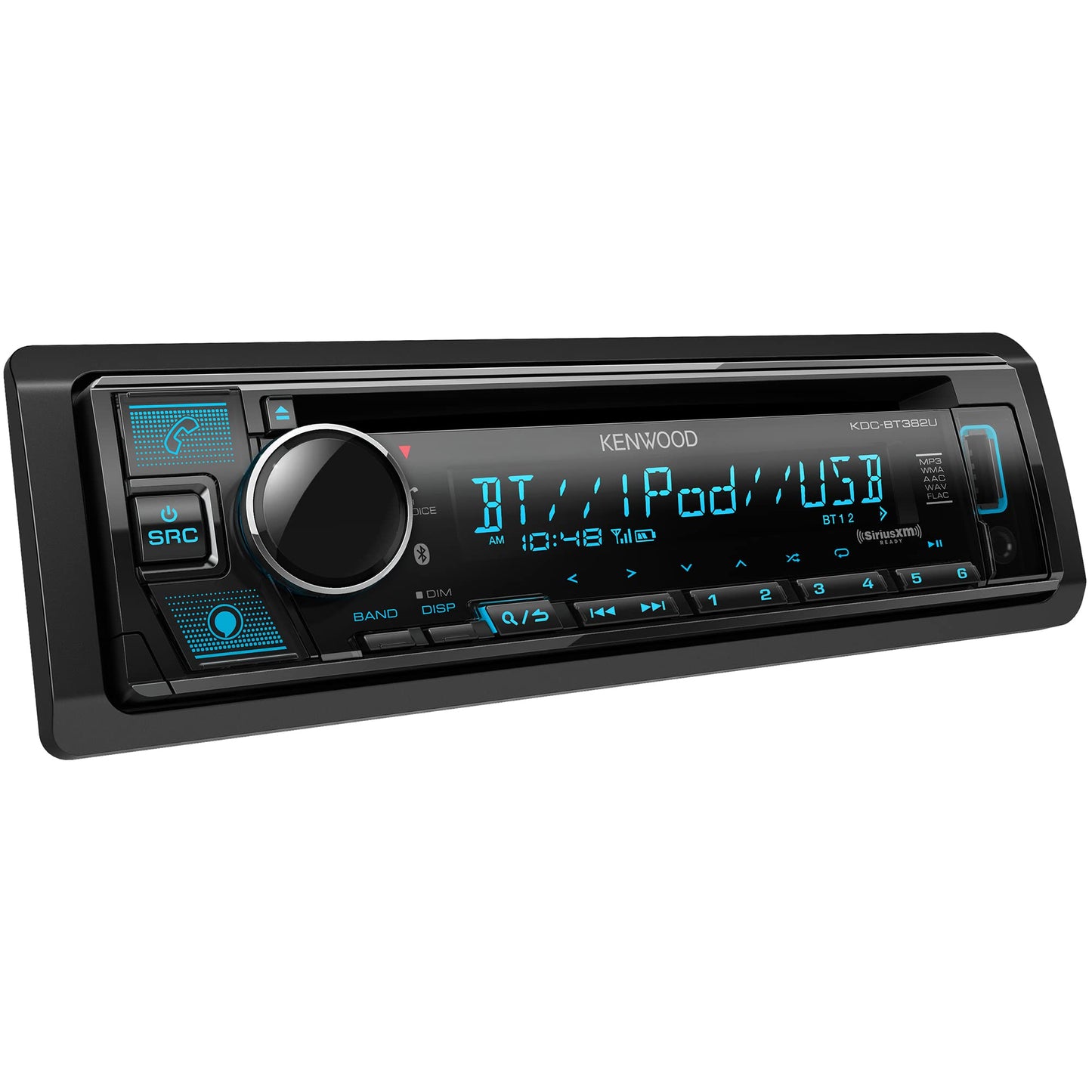 KENWOOD KDC-BT382U CD Car Stereo Receiver with Bluetooth, AM/FM Alexa