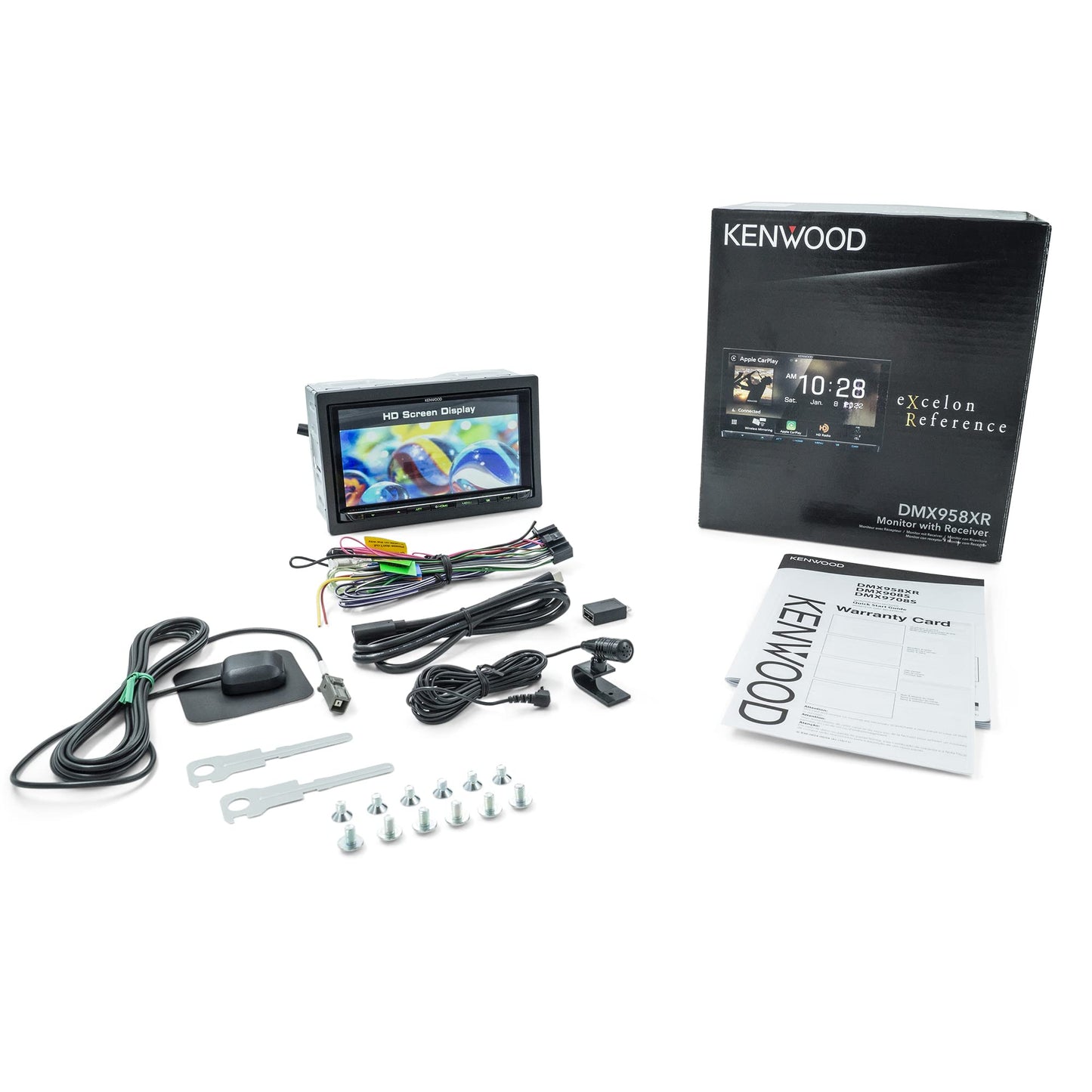 Kenwood DMX958XR AM FM HD WiFi HDMI Wireless CarPlay, Android Auto