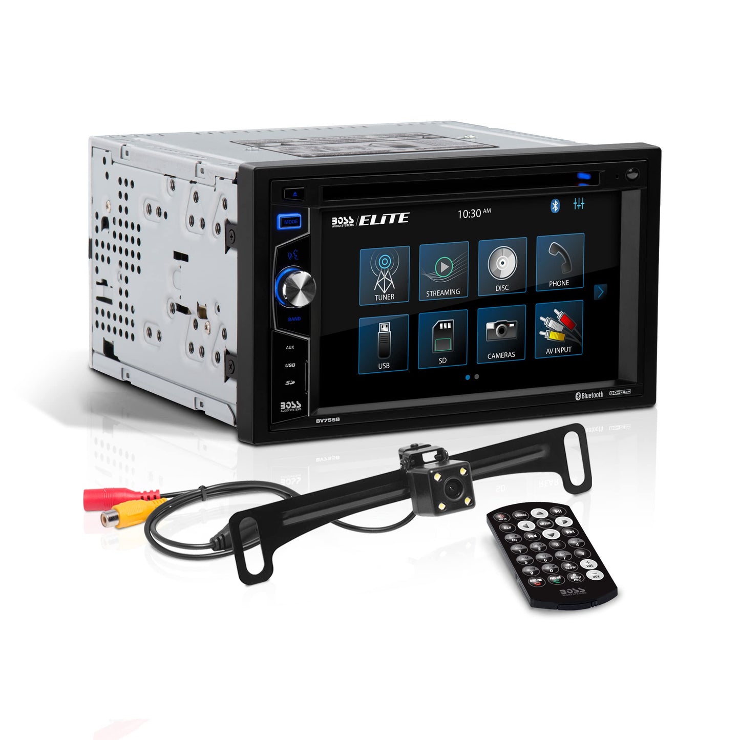 BOSS Audio BV755BLC 6.2" AM FM BT CD USB Bluetooth Car Stereo + Backup Camera