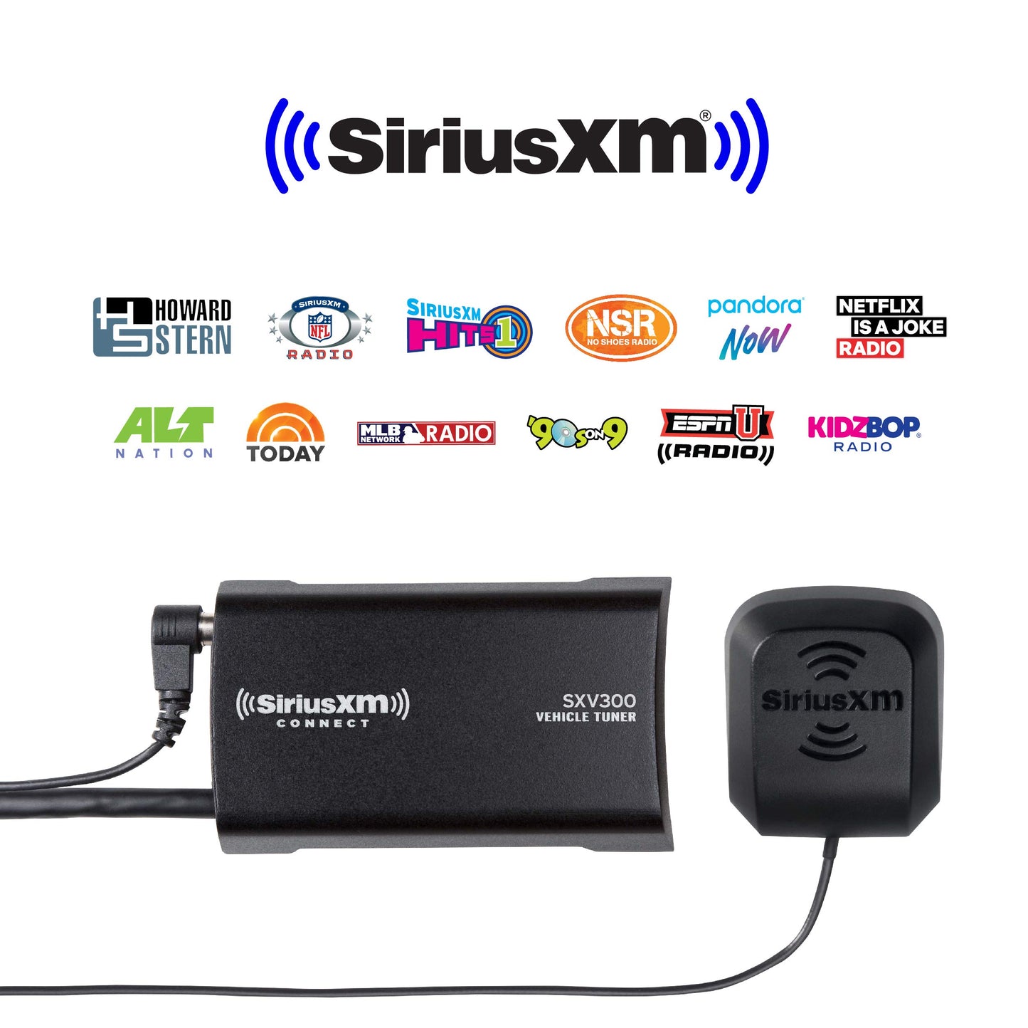 SiriusXM SXV300V1 Satellite Radio Vehicle Tuner, 1st 3 Months Free Subscription