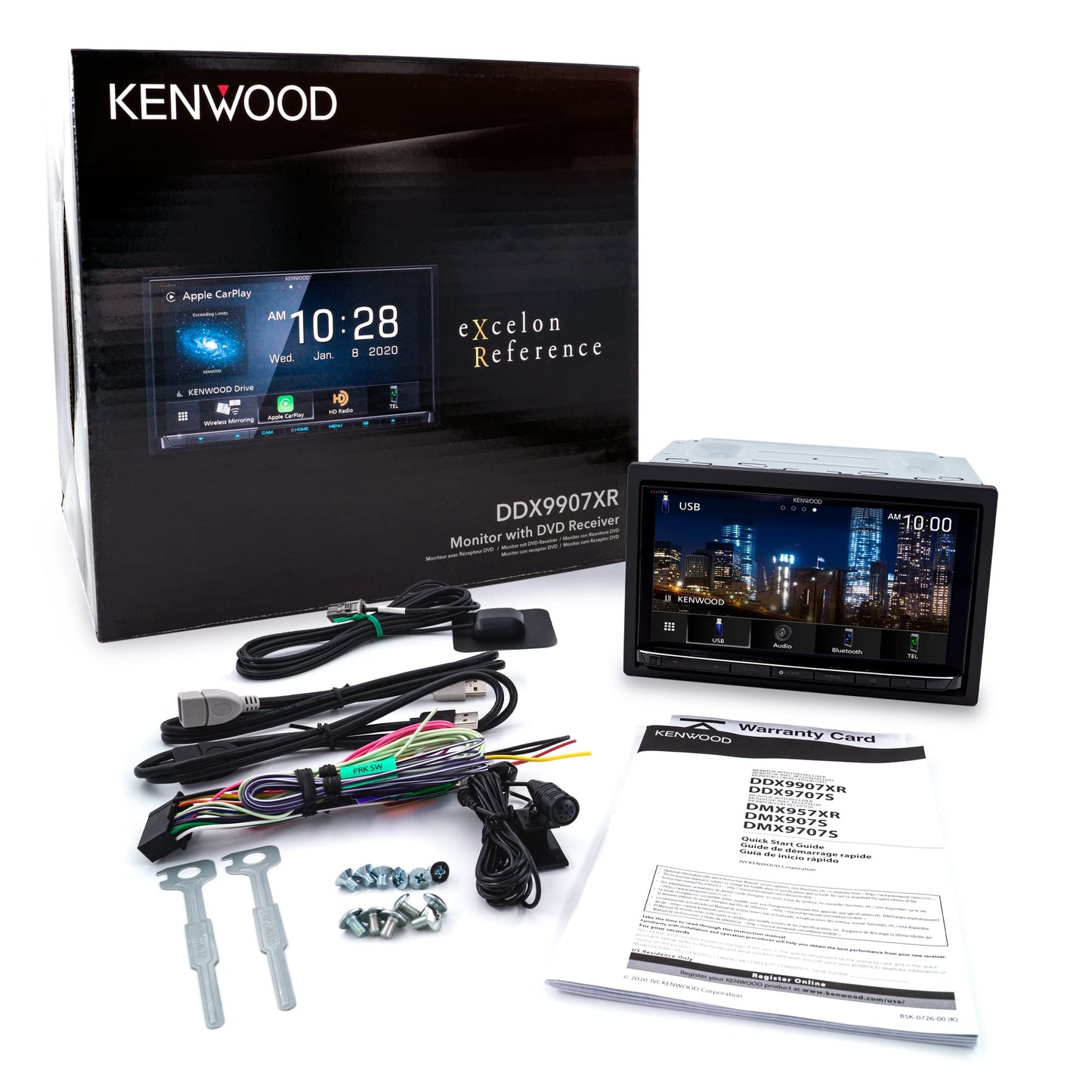 Kenwood DDX9907XR 6.8" HD | DVD Receiver | Apple CarPlay | Android Auto | BT