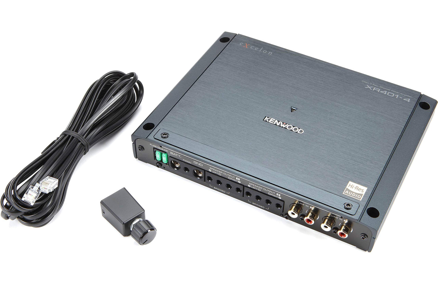 Kenwood XR401-4 Excelon 400-Watt 4-Channel Car Amplifier