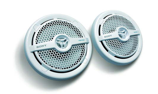 Sony XSMP1621 6.5" Coaxial Marine Speakers (White, Pair)