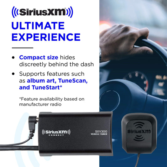 SiriusXM SXV300v1 Satellite Radio Vehicle Tuner, 1st 3 Months Free Subscription
