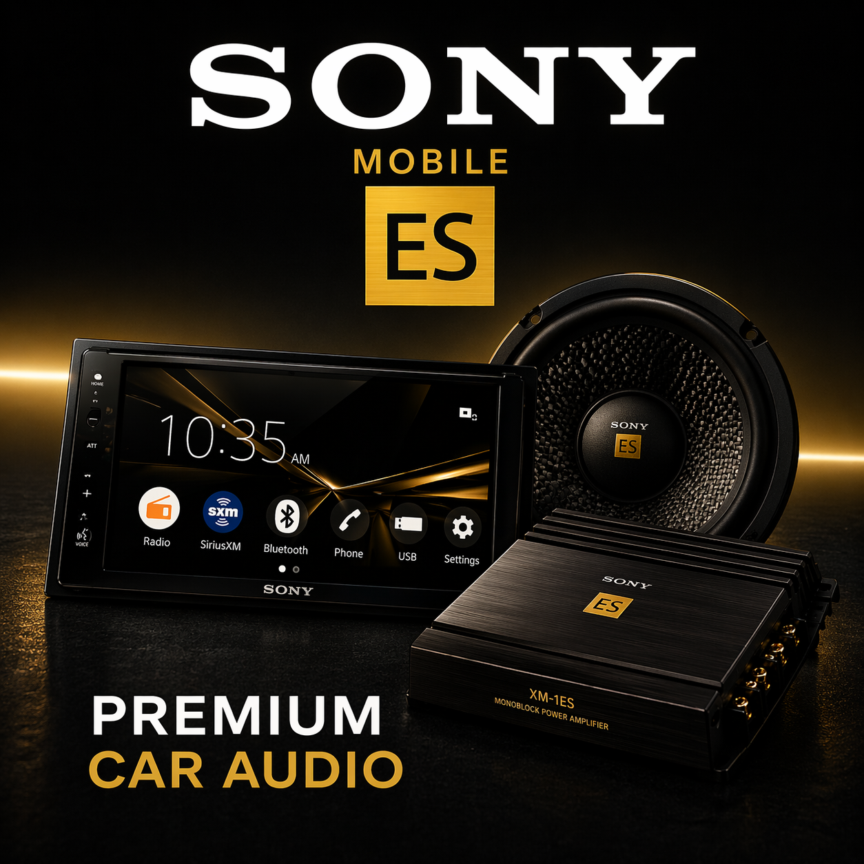 Sony Car Audio and Premium Sony Mobile ES