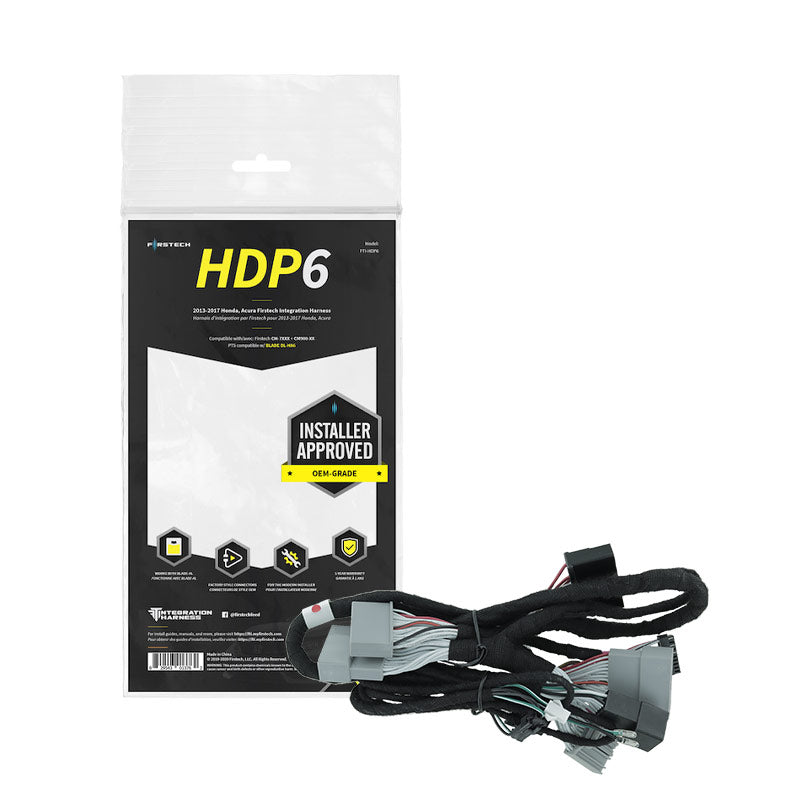 Firstech FTI-HDP6 T-Harness for Honda and Acura PTS Models 2013 to 2017