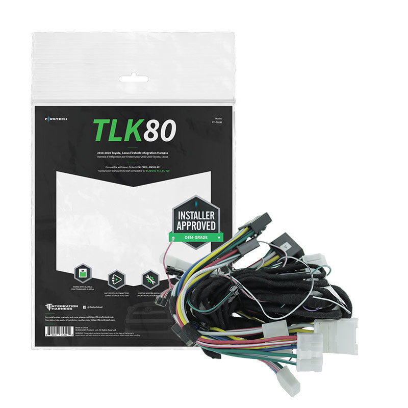 Firstech FTI-TLK80 T-Harness for Toyota and Lexus Key Models 2010 to 2020