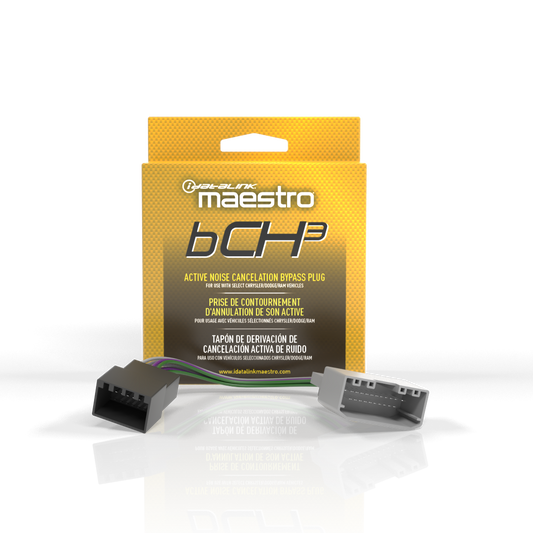 iDatalink Maestro ACC-ANC-CH3 Active Noise Cancellation Bypass Harness for Chrysler & Ram