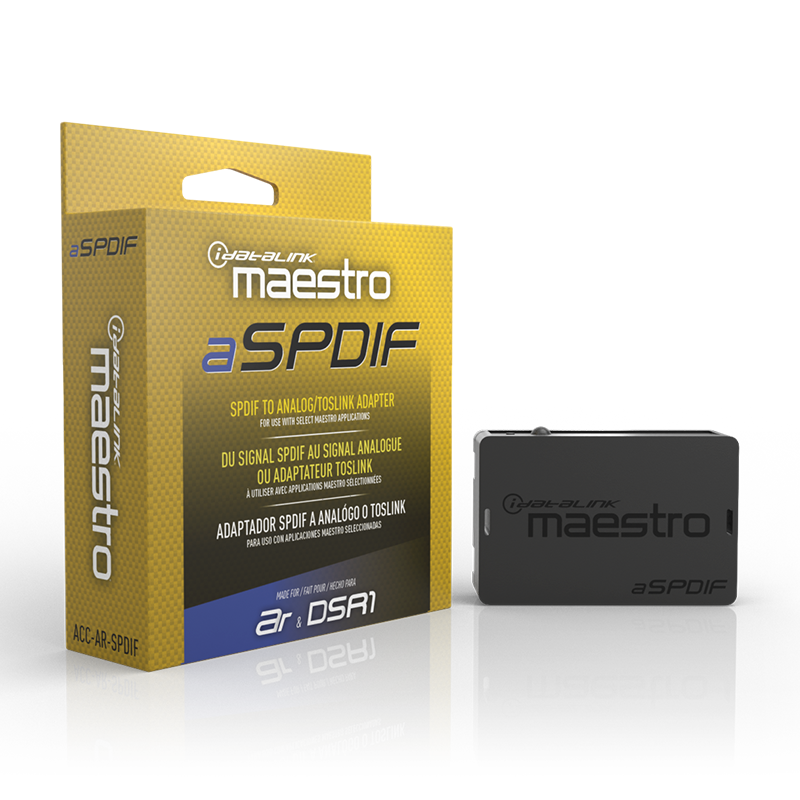 iDatalink Maestro ACC-AR-SPDIF Factory Radio SPDIF to Analog & Toslink Adapter
