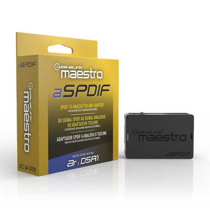 iDatalink Maestro ACC-AR-SPDIF Factory Radio SPDIF to Analog & Toslink Adapter