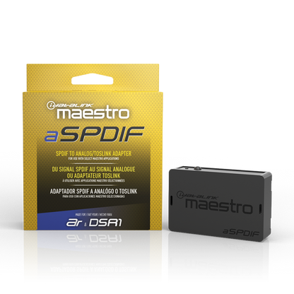 iDatalink Maestro ACC-AR-SPDIF Factory Radio SPDIF to Analog & Toslink Adapter - image 2