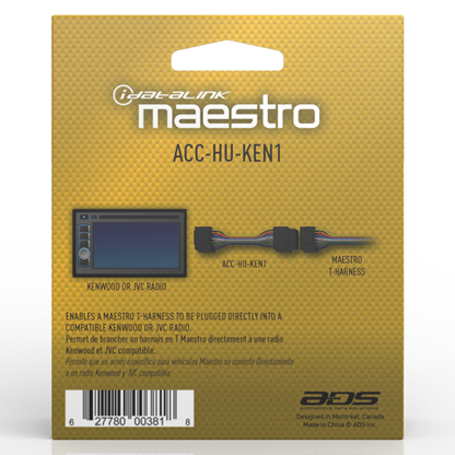 iDatalink Maestro ACC-HU-KEN1 22-Pin Head Unit Adapter for Select Kenwood & JVC Radios - image 2