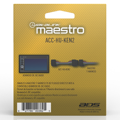 iDatalink Maestro ACC-HU-KEN2 16-Pin Head Unit Adapter for Select Kenwood & JVC Radios - image 2