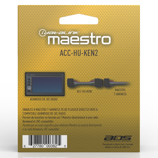 iDatalink Maestro ACC-HU-KEN2 16-Pin Head Unit Adapter for Select Kenwood & JVC Radios - image 2