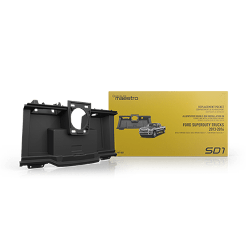 iDatalink Maestro ACC-KIT-SD1 Upper Pocket for KIT-MFT1 in 2013-2016 Ford Super Duty