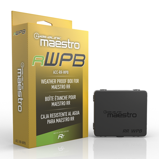 iDatalink Maestro ACC-RR-WPB Weatherproof Enclosure for Maestro RR