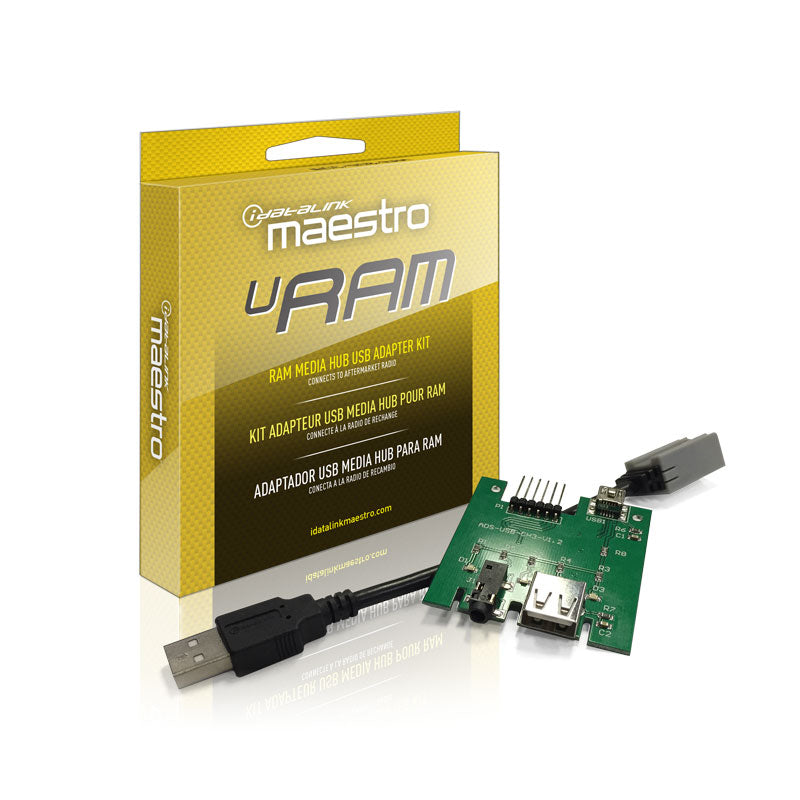 iDatalink Maestro ACC-USB-RAM Factory Media Hub USB Retention Adapter for Select Ram Trucks