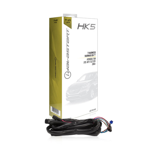 iDataStart ADS-THR-HK5 T-Harness for Select Hyundai and Kia Standard-Key Models 2006+