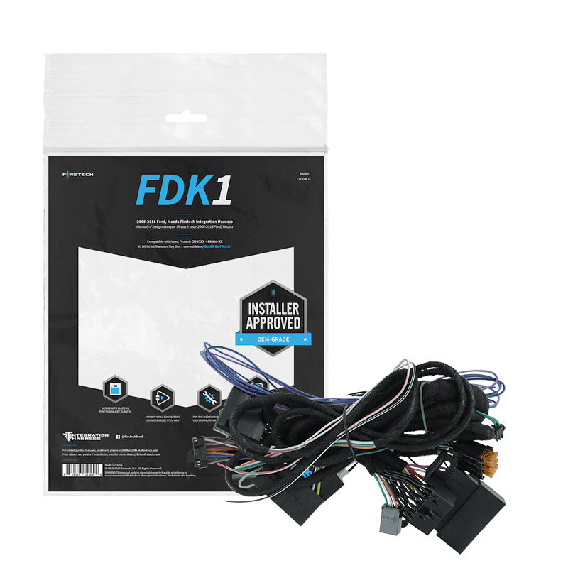 Firstech FTI-FDK1 T-Harness for Ford and Mazda Key Models 2006 to 2018