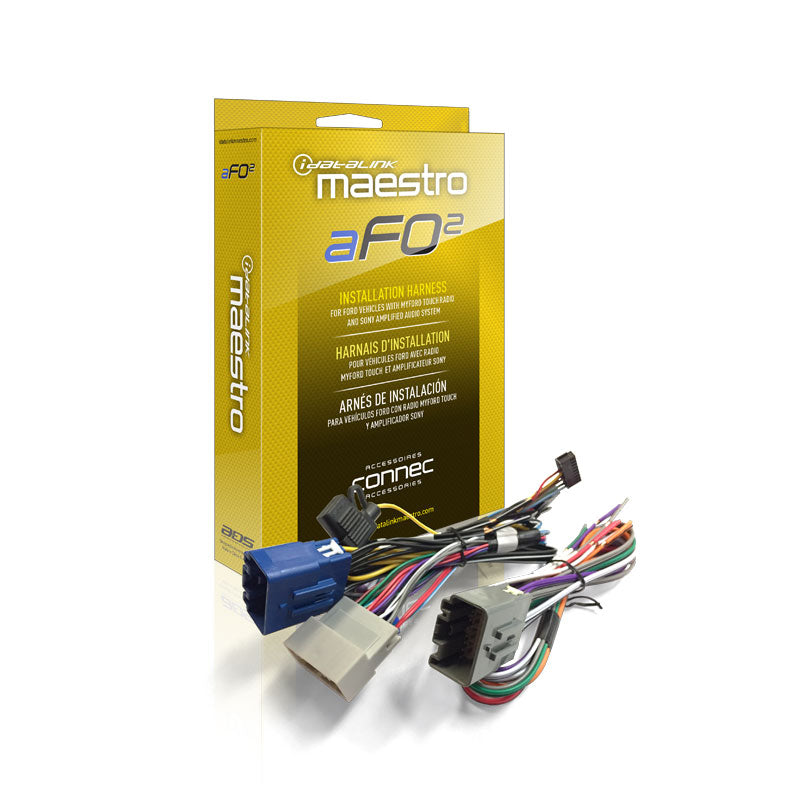 iDatalink Maestro HRN-AR-FO2 Amplifier Replacement T-Harness for Select Ford & Lincoln Vehicles