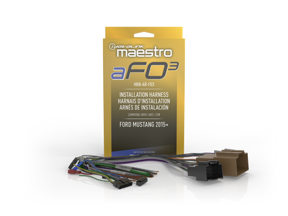 iDatalink Maestro HRN-AR-FO3 Amplifier Replacement T-Harness for Select 2015-Up Ford Mustang Vehicles