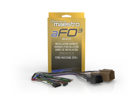 iDatalink Maestro HRN-AR-FO3 Amplifier Replacement T-Harness for Select 2015-Up Ford Mustang Vehicles