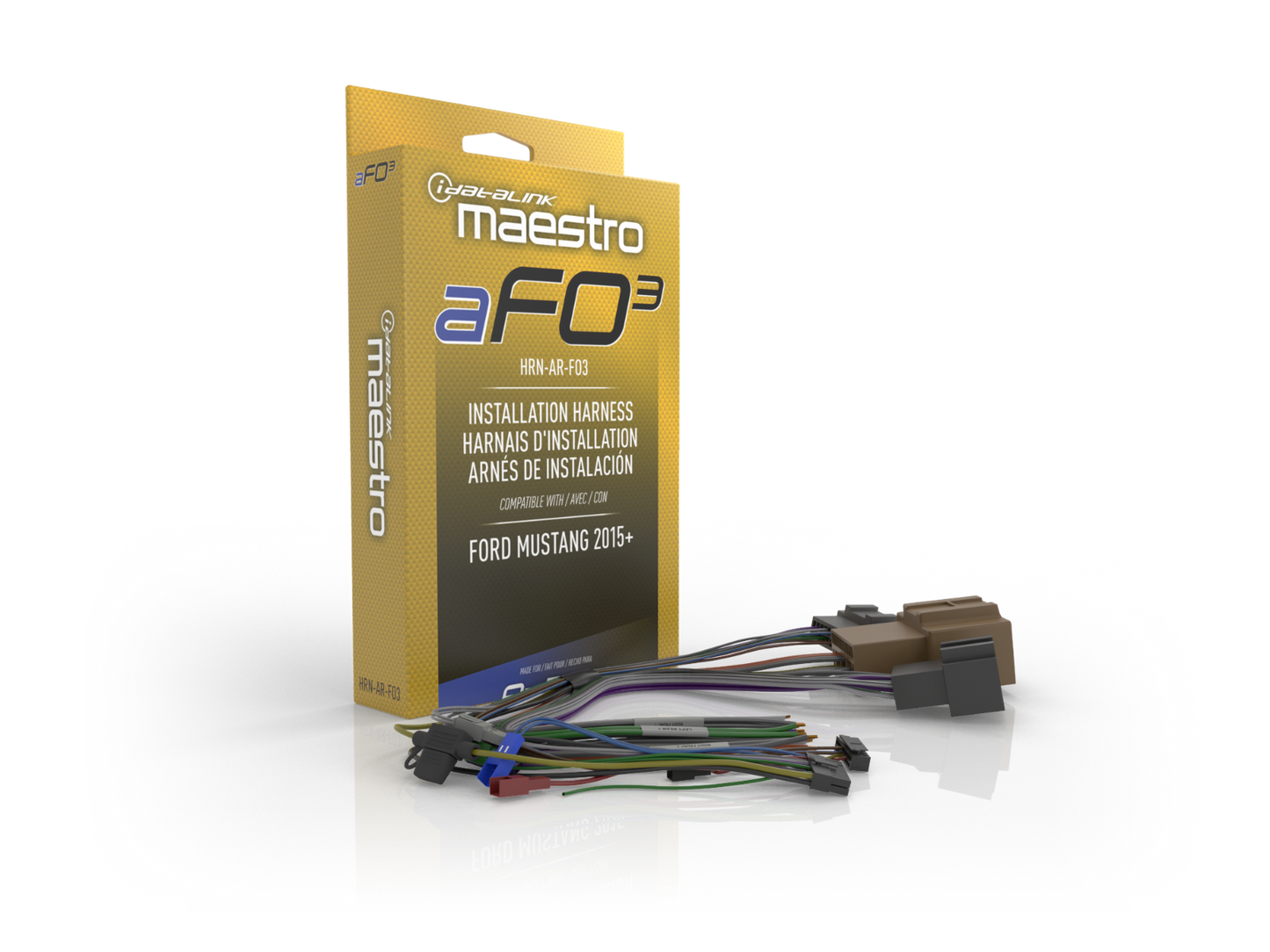 iDatalink Maestro HRN-AR-FO3 Amplifier Replacement T-Harness for Select 2015-Up Ford Mustang Vehicles - image 2