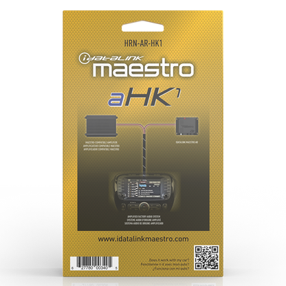 iDatalink Maestro HRN-AR-HK1 Amplifier/DSP T-Harness for Select Amplified Hyundai & Kia Vehicles - image 2