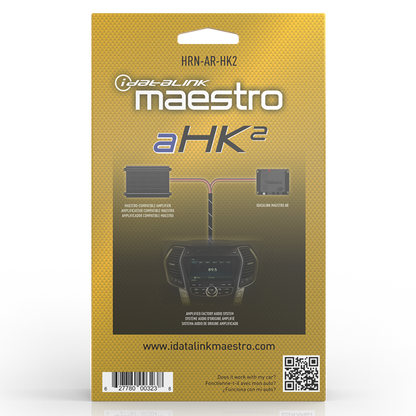 iDatalink Maestro HRN-AR-HK2 Amplifier/DSP T-Harness for Select Amplified Hyundai & Kia Vehicles - image 2